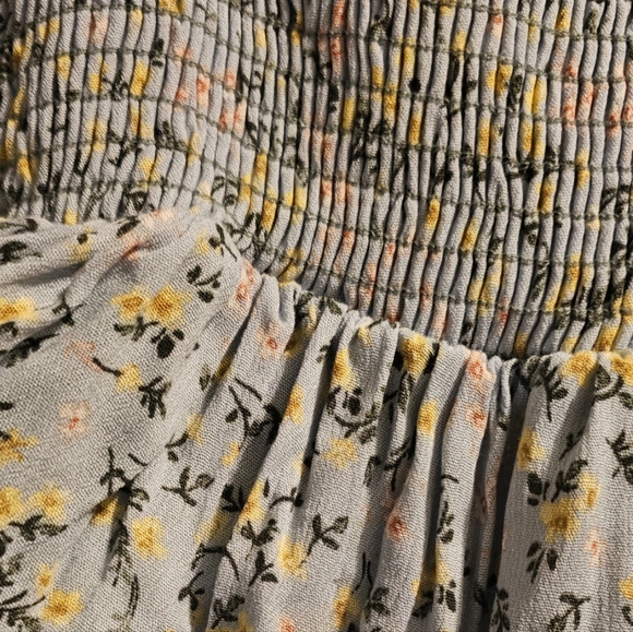 Pinkblush Floral Blue Midi Dress. Size M. - Picture 4 of 5